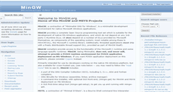 Desktop Screenshot of mingw.org
